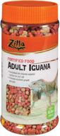 🦎 zilla reptile food adult iguana fortified: nutrient-rich option for your reptile companion - 6.5-ounce логотип