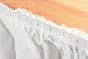 img 1 attached to 6-Pack Ruffled Disposable Table Skirts for Elegant Events - Perfect for Weddings, Birthdays, Showers, and More - White, Fits 8-Foot Tables