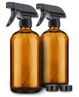 🧴 amber glass spray bottles pack logo