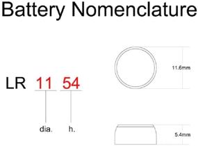 img 3 attached to 🔋 Cotchear 10 Pcs Ag13 Lr44 Sr44 L1154 A76 Lr1154 Button Battery: Durable and Long-lasting Power Supply