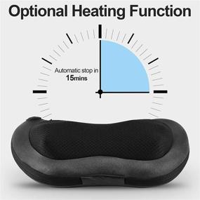 img 1 attached to 🎁 Peiwna Back and Neck Massager: Shiatsu Massage Pillow with Heat for Deep Tissue Relief in Shoulders, Lower Back, Legs, Feet – Perfect Gift for Women, Men, Friends, Birthday!