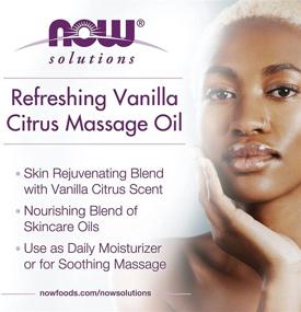 img 1 attached to NOW Solutions Refreshing Massage Vanilla