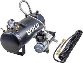 img 1 attached to Wolo (858) Торнадо тяжеловесный компрессор: Мощный резервуар на 2,5 галлона для эффективного подачи воздуха
