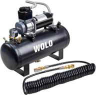 wolo (858) tornado heavy-duty compressor: powerful 2.5 gallon tank for efficient air supply logo