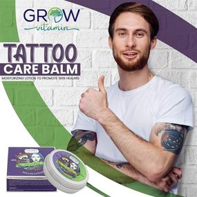 img 3 attached to 🖌️ Ultimate Tattoo Care Balm: Safe, Natural Aftercare Cream for Before, During &amp; After Tattooing - Enhance Skin Healing, Revive &amp; Refresh Old Tattoos - 7 Organic Moisturizers - 2oz (1 Pack)