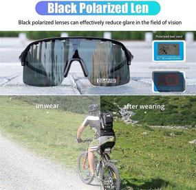 img 3 attached to KAPVOE Polarized Interchangeable Sunglasses Accessories Sports & Fitness and Cycling