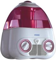 vicks pink starry night cool moisture humidifier with projector & vapopad scent pad heater logo