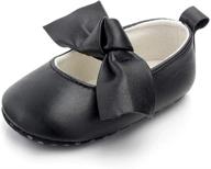 cloucky bowknot infant toddler walkers girls' shoes in flats logo