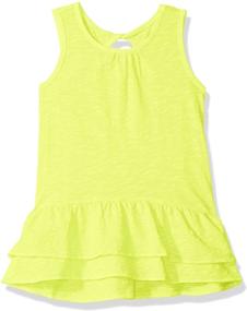 img 2 attached to 👚 OshKosh B'Gosh Girls' Short-Sleeve Knit Tunic: Stylish and Comfortable Tops for Girls