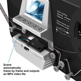 img 1 attached to Преобразуйте катушки 8 мм и Super 8 в цифровые видео в формате 1080P с помощью конвертера фильмов - устройства для сканирования 8 мм и Super 8 с ЖК-дисплеем 2,4 дюйма.