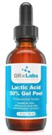 lactic acid 50% gel peel with kojic acid, bearberry, and licorice root extracts - professional grade - alpha hydroxy acid - 1 fl oz logo