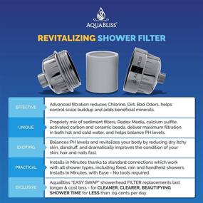 img 2 attached to 🚿 AquaBliss SF100: The Ultimate Shower Filter for Soothing Skin, Hair, and Nails with Chrome Finish