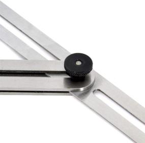 img 1 attached to IGaging Stainless Steel Sliding Square: Precision Measuring Tool for Accurate Angles and Lengths