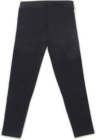 img 1 attached to Silky Toes Cotton Leggings for Girls - Versatile Girls' Leggings for School & Everyday Wear