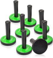 foshio 8pcs green car vinyl wrap gripper магнитный держатель оттенки инструмент магниты на холодильник логотип