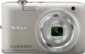 img 4 attached to 📷 Review: Nikon Coolpix S2800 20.1 MP Point & Shoot Digital Camera - 5X Optical Zoom, International Version (Silver)