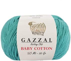 img 2 attached to Skein Total Gazzal Cotton Turquoise