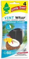 little trees vent wrap car air freshener (caribbean colada) logo