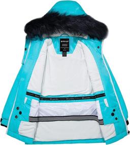 img 2 attached to ❄️ Wantdo Girls' Waterproof Ski Jacket - Warm Snow Coat, Windproof Winter Parka, Insulated Fleece Rain Jackets