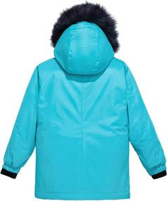 img 3 attached to ❄️ Wantdo Girls' Waterproof Ski Jacket - Warm Snow Coat, Windproof Winter Parka, Insulated Fleece Rain Jackets