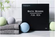 🛀 набор бомб для ванной для мужчин: 9 расслабляющих бомб для мужчин, натуральные эссенции для идеальной релаксации. логотип