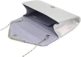 img 1 attached to 💫 Блистательный стиль: клатч-сумочка Miss Chow с блестящими пайетками для изысканных вечеров