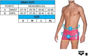 img 1 attached to 🏊 Enhance Performance with Arena Men's Square Cut Drag Short Training Swimsuit