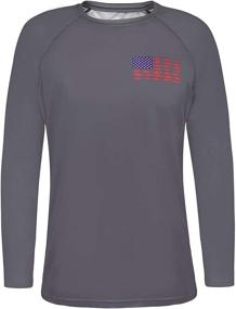 img 3 attached to Ultimate Sun Protection: HDE Fishing Shirts for Men - Long Sleeve UPF 50, Quick-Dry T-Shirt