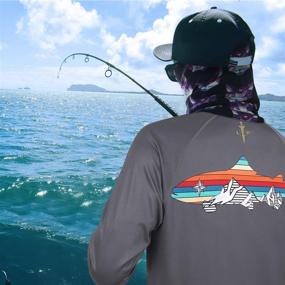 img 1 attached to Ultimate Sun Protection: HDE Fishing Shirts for Men - Long Sleeve UPF 50, Quick-Dry T-Shirt