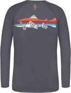 ultimate sun protection: hde fishing shirts for men - long sleeve upf 50, quick-dry t-shirt логотип