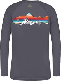 img 4 attached to Ultimate Sun Protection: HDE Fishing Shirts for Men - Long Sleeve UPF 50, Quick-Dry T-Shirt