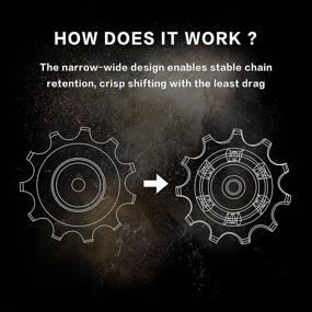 img 1 attached to 🚲 TRiPEAK Campagnolo 10/11-Speed Stainless Steel Bearing Jockey Wheel Pulley Set for Rear Derailleur