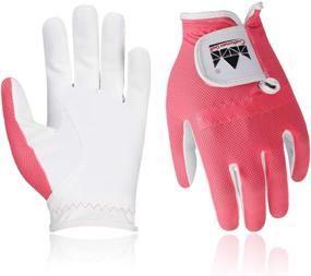 img 4 attached to Craftsman Golf Breathable Microfiber Synthetic Junior Golf Glove for Kids - High-Quality 1 Pair Glove for Young Golfers