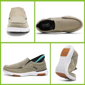 img 3 attached to ZGBXOF02 W3 11 Men's Loafers & Slip-Ons with Arch Support Cushioning Relief and Canvas Material