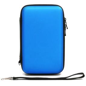 img 1 attached to 🎮 ADVcer 3DS Case - EVA Waterproof Hardshell Protective Carrying Case with Detachable Wrist Strap - Compatible with Nintendo New 3DS XL, New 3DS, 3DS XL, 3DS, 3DS LL, 2DS XL, DSi, DS Lite (Blue)