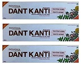 img 2 attached to 🦷 Patanjali Dant Kanti Dental Natural Cream Pack of 3 - 200g