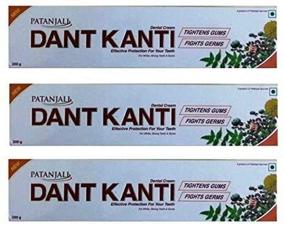 img 1 attached to 🦷 Patanjali Dant Kanti Dental Natural Cream Pack of 3 - 200g