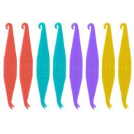 🦷 резиновые кольца для зубных плетей - 8 шт, пластиковые ортодонтические резинки разных цветов логотип