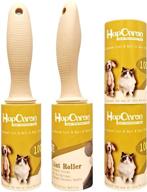 🐾 hapchron pet hair lint rollers – ultra sticky [400 sheets/2 handles] | beyond fur & dust | lint remover for clothes, furniture, carpet, car, and more | dog & cat hair remover rollers logo