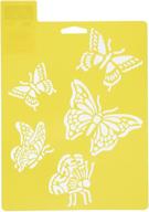 🦋 970820710 butterflies - delta creative stencil mania stencil, 7 by 10-inch logo