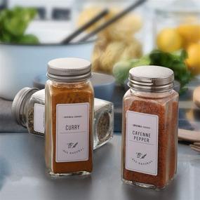 img 1 attached to 🌶️ Organize Your Spices with 24 Pcs Glass Spice Jars & Custom Labels