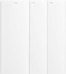img 4 attached to DALIX 82.5-Inch White Vertical Blinds Slats for 🪟 Sliding Door Window - Replacement Set of 3 Packs