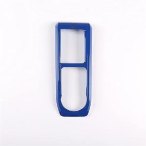 img 3 attached to LLKUANG Center Console Gear Panle Frame Cover Trim For Toyota Tacoma 2016-2020 Car Accessory (Blue)