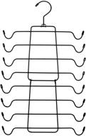 niclogi вешалка для топа с открытой спиной и бюстгальтера, 2 штуки - экономия места 👚 металлический складной органайзер для топов, маек, бюстгальтеров, купальников, ремней, галстуков (черный) логотип