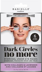 img 3 attached to 🏻 Danielle Dark Circles No More Hydrogel Undereye Masks - 6 Pairs, Collagen & Lavender, 6 Piece: Banish Dark Circles for Brighter Eyes!