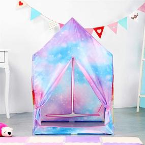 img 2 attached to 🦄 Enchanting Unicorn Playhouse: Outdoor Fun for Children to Enjoy Together