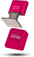 📱 screenklean tablet screen cleaner: long-lasting cleaning power with carbon microfiber technology (pink) logo