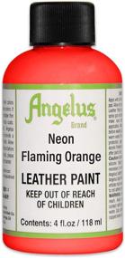 img 2 attached to Angelus Leather Paint Flame Orange