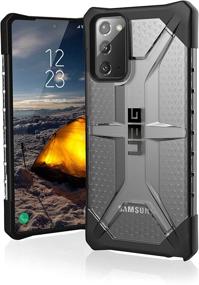 img 4 attached to Rugged Slim Shockproof UAG Case for Samsung Galaxy Note20 5G [6.7-inch]: Transparent Plasma Protective Cover, Ice