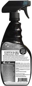 img 3 attached to 🚗 Advanced Hydrophobic Ceramic Car Wax Spray - 24 Fl Oz - 4X More Ceramic Coating - Detail Spray Wax for Ultimate Shine and Protection